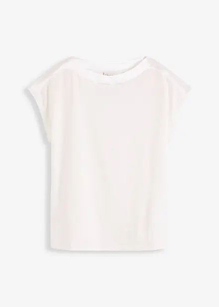 Maglia con dettaglio in satin
