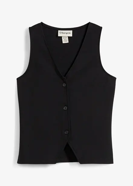 Gilet comodo in maglia punto Roma