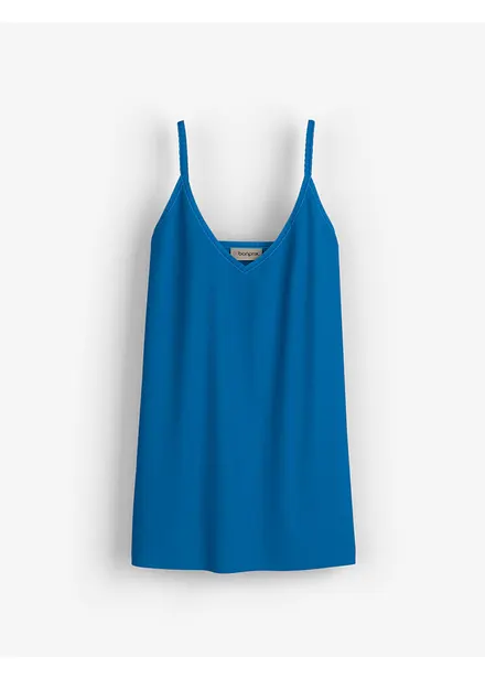 Top con spalline sottili in puro cotone (pacco da 3)