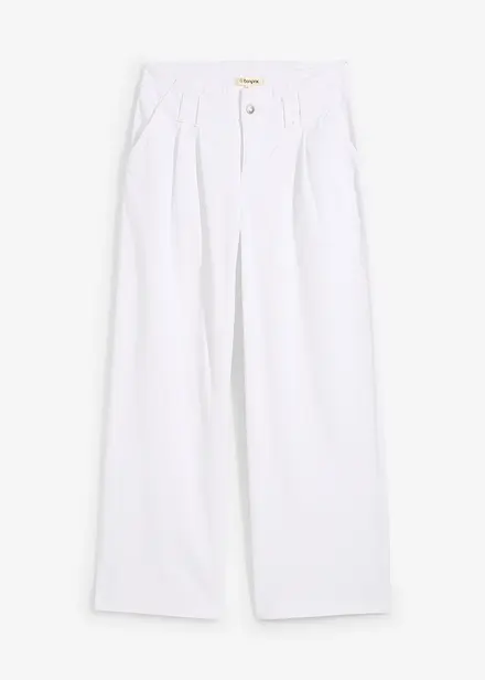 Jeans wide leg, vita bassa