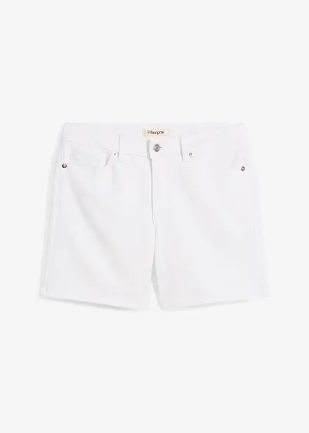 Bermuda in jeans, vita media