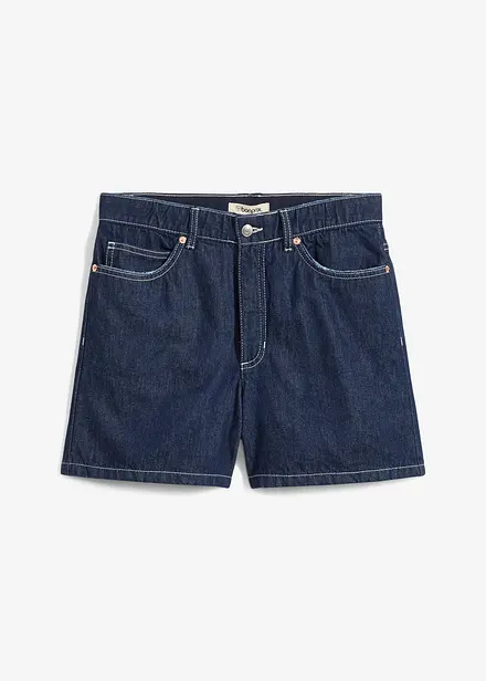 Shorts di jeans, vita alta