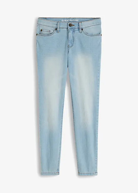 Jeans skinny cropped, vita media