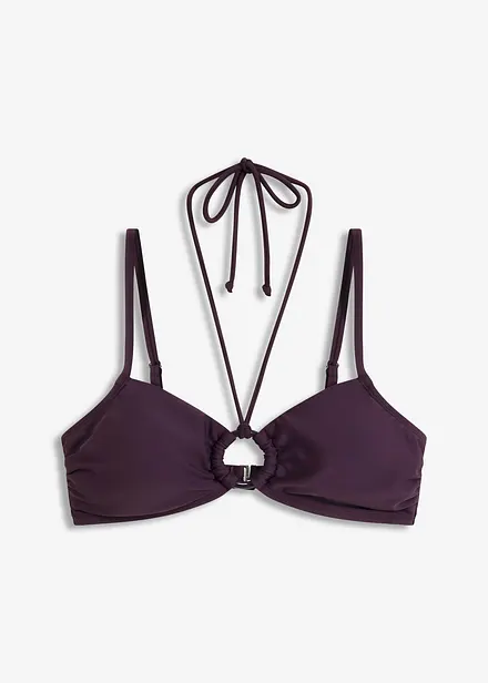Reggiseno bikini a bustier con anello