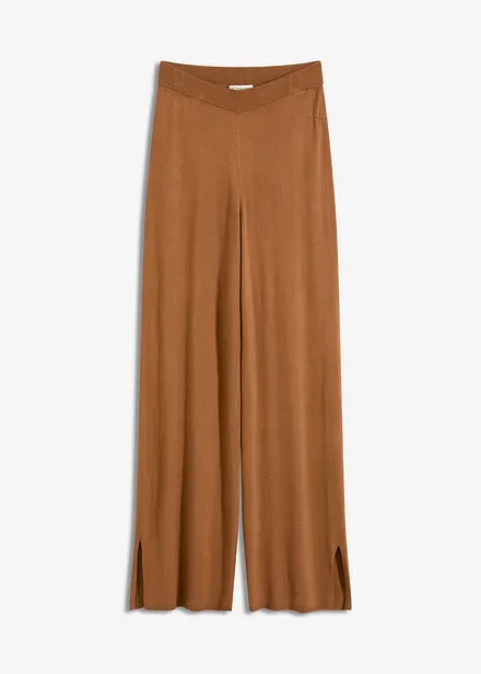 Pantaloni in maglia filato fine