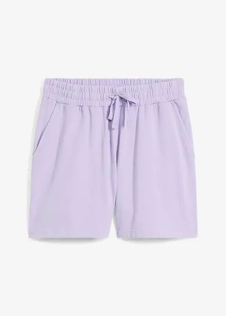 Shorts in felpa di puro cotone