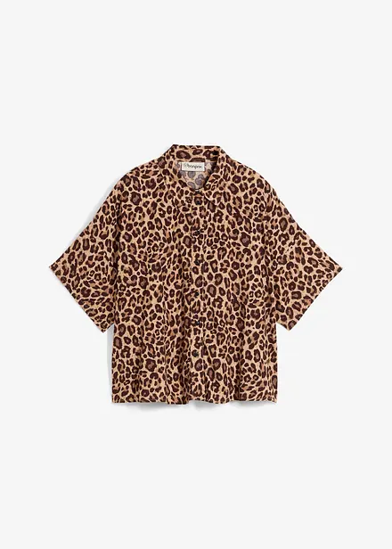 Camicia in viscosa fluente
