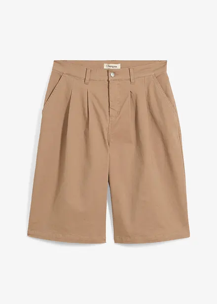 Bermuda lunghi in misto cotone elasticizzato