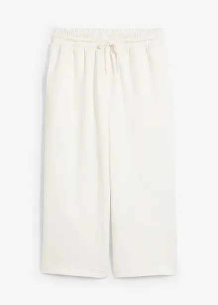 Pantaloni in jersey di interlock pesante