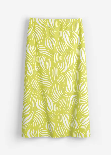 Gonna in jersey di cotone elasticizzato