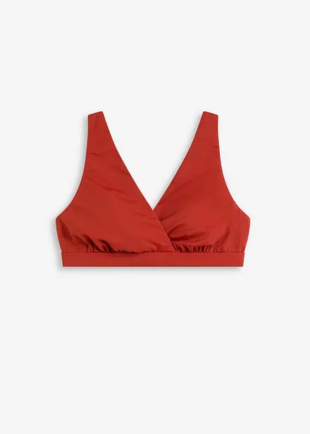 Reggiseno bustier per bikini con scollatura a V