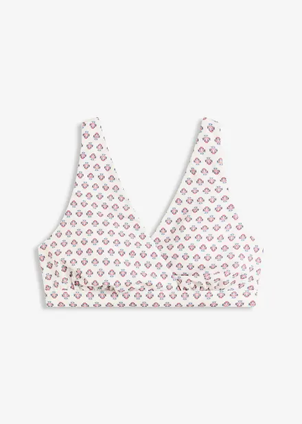 Reggiseno bustier per bikini con scollatura a V