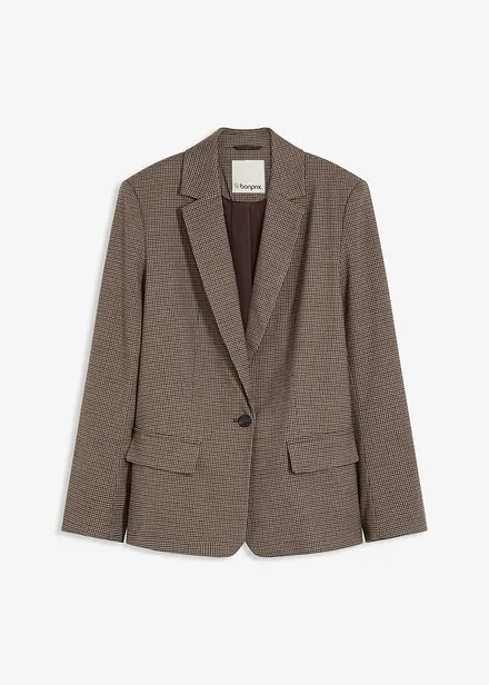 Blazer oversize a quadri