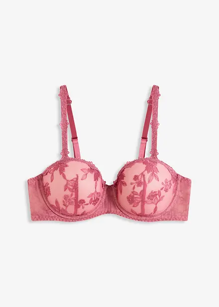 Reggiseno a balconcino con pizzo floreale