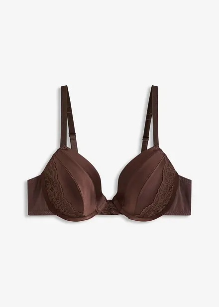 Reggiseno con coppe preformate ed effetto lucido