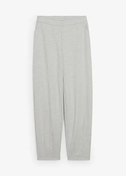 Pantaloni barrel in misto viscosa leggermente lucido
