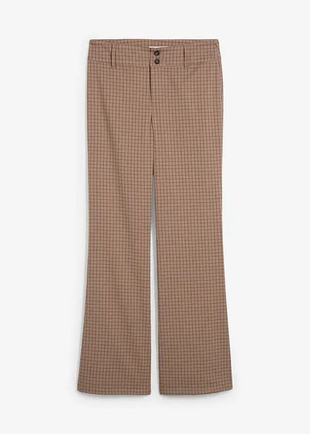 Pantaloni a zampa a vita alta
