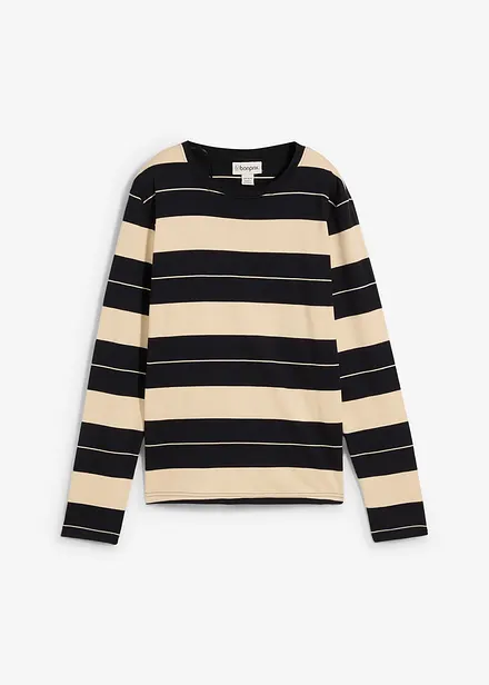 Maglia a maniche lunghe in cotone pesante