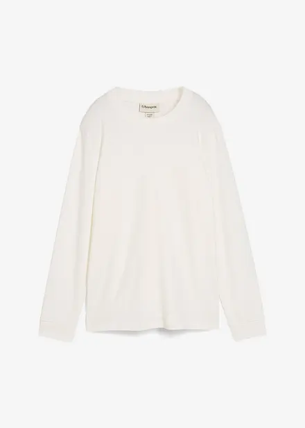Maglia a maniche lunghe in puro cotone biologico