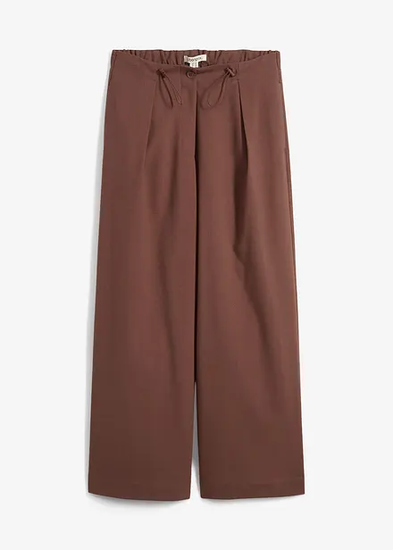 Pantaloni in misto viscosa con dettagli funzionali