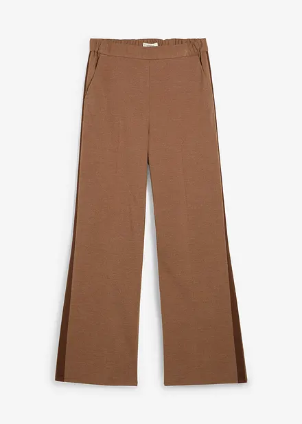 Pantaloni larghi in simil lana