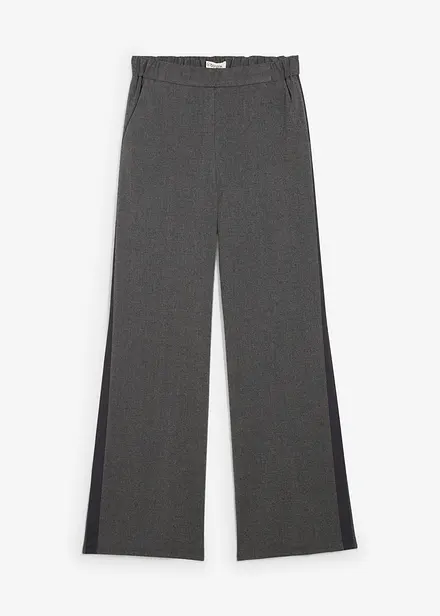 Pantaloni larghi in simil lana