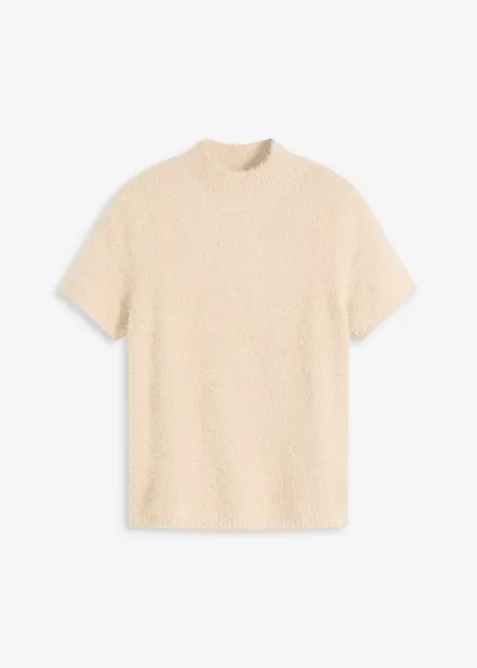 Maglione in filato effetto piuma