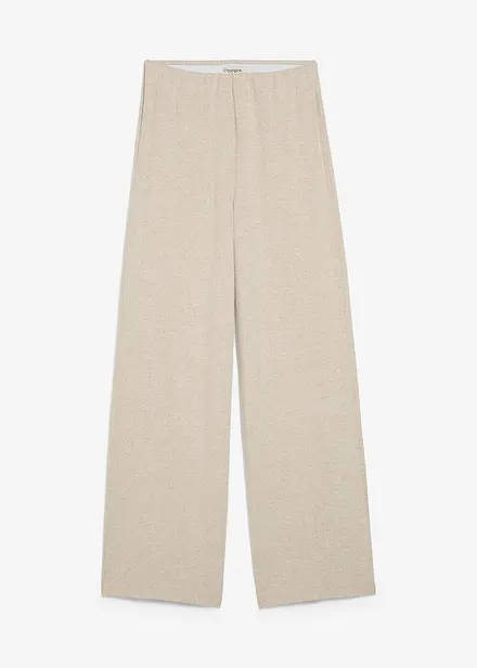 Pantaloni a palazzo in similmaglia
