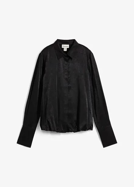 Blusa in satin di misto viscosa