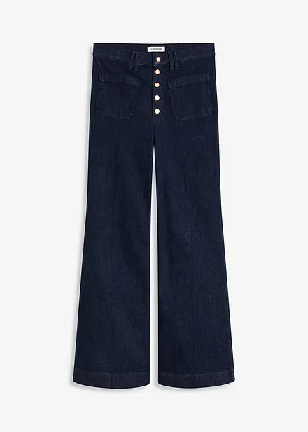Jeans a zampa, vita alta