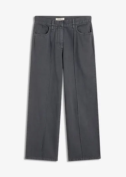 Pantaloni in twill di puro cotone