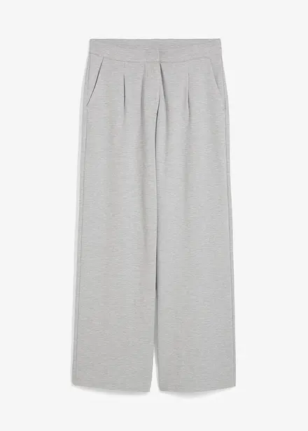 Pantaloni morbidi a gamba larga in misto viscosa