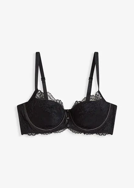 Reggiseno con coppe preformate in pizzo fine