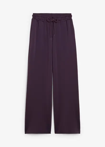 Pantaloni in jersey di interlock pesante