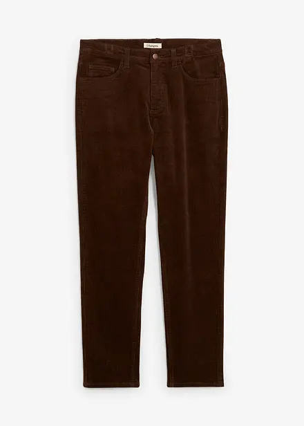 Pantaloni in velluto elasticizzato dal taglio comfort, slim fit