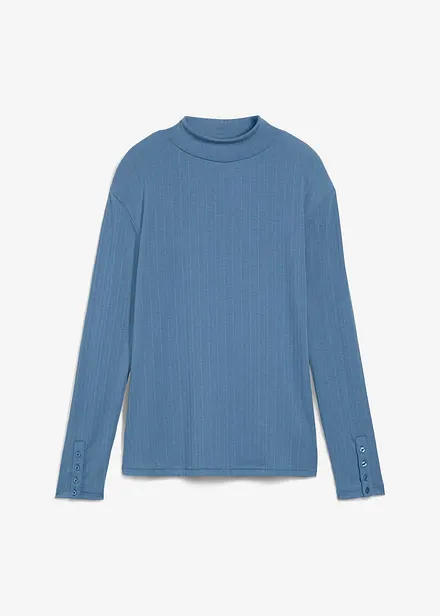 Maglia a maniche lunghe a coste