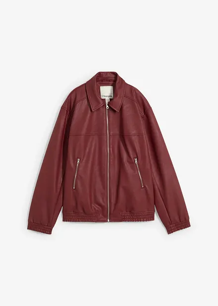 Giacca in similpelle oversize