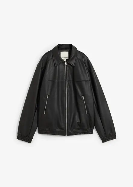 Giacca in similpelle oversize