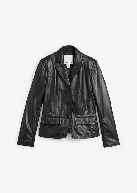 Blazer corto in nappa di agnello