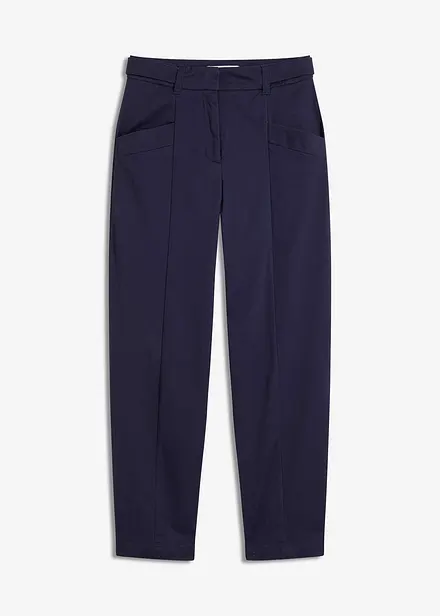 Pantaloni in satin tapered fit