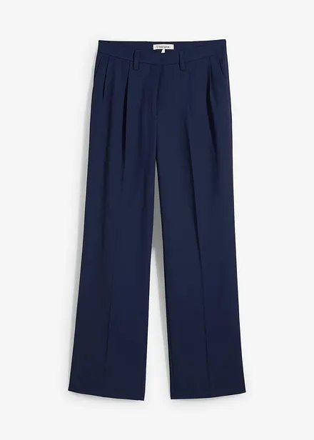 Pantaloni fluenti con pinces