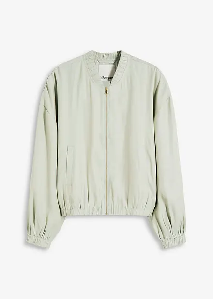 Bomber in materiale lucido