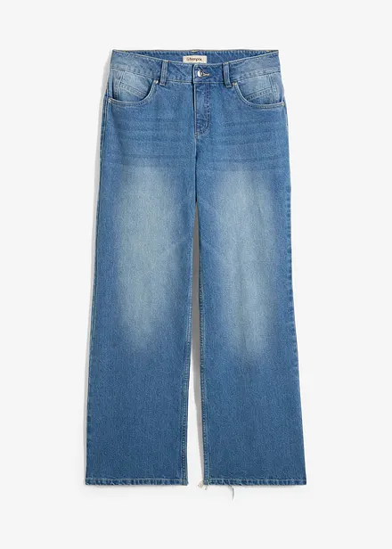 Jeans straight, vita media