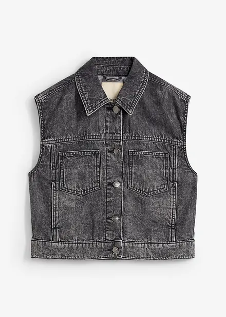 Gilet in jeans di cotone
