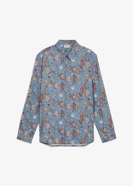 Camicia elegante in puro cotone, slim fit