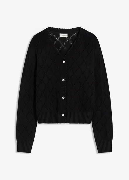 Cardigan traforato