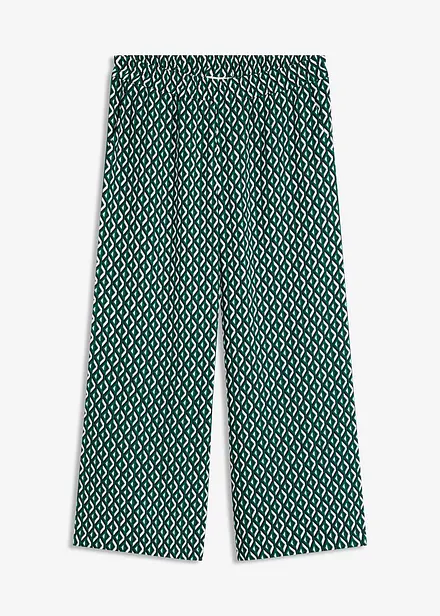 Pantaloni culotte fantasia