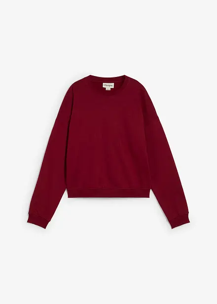 Felpa oversize in puro cotone biologico