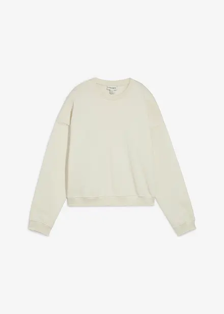 Felpa oversize in puro cotone biologico