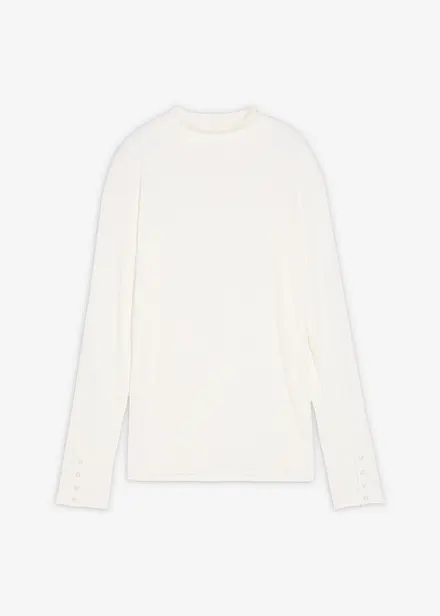 Maglia a maniche lunghe a coste